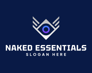 Diamond Eye Wing logo design