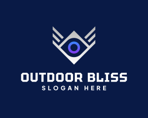 Diamond Eye Wing logo design