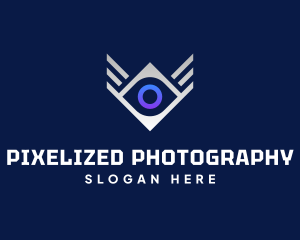 Diamond Eye Wing logo design