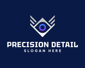 Diamond Eye Wing logo design