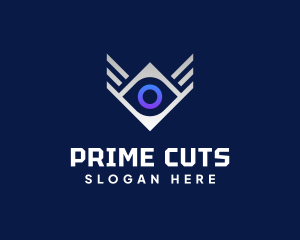 Diamond Eye Wing logo design