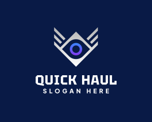 Diamond Eye Wing logo design