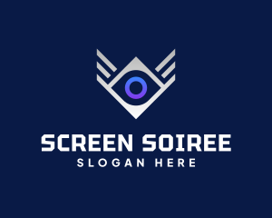 Diamond Eye Wing logo design