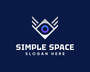 Diamond Eye Wing logo design