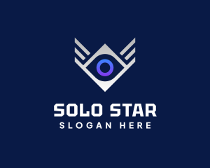 Diamond Eye Wing logo design