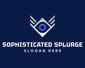 Diamond Eye Wing logo design