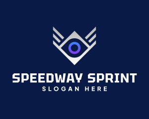 Diamond Eye Wing logo design