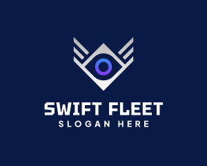 Diamond Eye Wing logo design