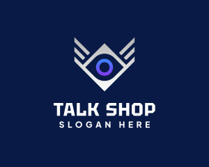 Diamond Eye Wing logo design