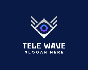 Diamond Eye Wing logo design