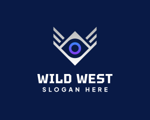 Diamond Eye Wing logo design