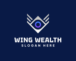 Diamond Eye Wing logo design