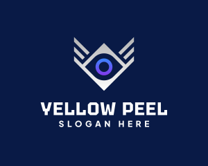 Diamond Eye Wing logo design