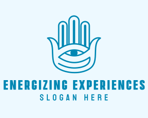 Jewish Hamsa Hand logo
