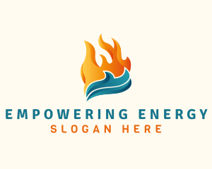 Thermal Fire Cooling  logo design