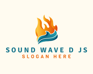 Thermal Fire Cooling  logo design