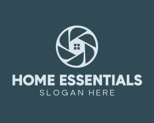 Home Photography Shutter logo design