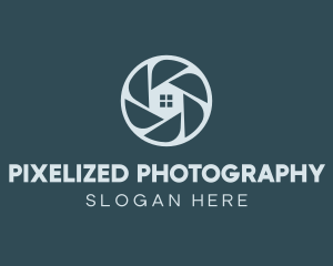 Home Photography Shutter logo design