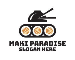 Sushi Bowl Tank logo design