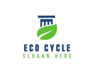 Eco Law Pillar logo design