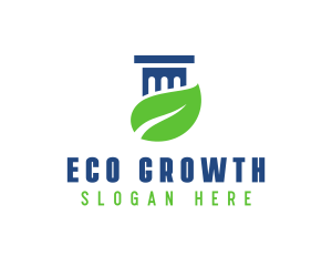 Eco Law Pillar logo design