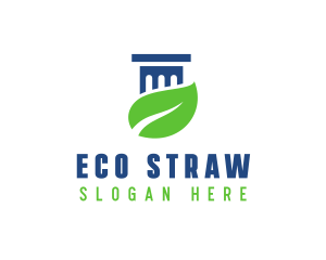 Eco Law Pillar logo design