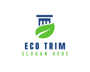 Eco Law Pillar logo design