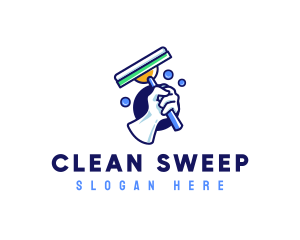 Cleaning Glove Squeegee logo