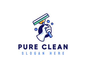 Cleaning Glove Squeegee logo
