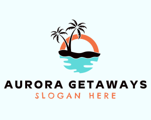 Beach Resort Getaway logo design