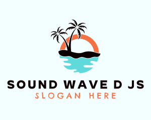 Beach Resort Getaway logo design