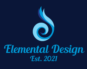 Blue Water Element logo
