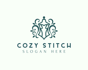 Mannequin Corset Fashion logo design