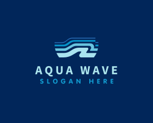 Wave Ocean Water logo design