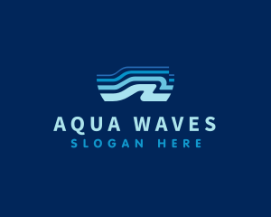 Wave Ocean Water logo design