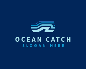 Wave Ocean Water logo design