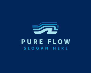 Wave Ocean Water logo design