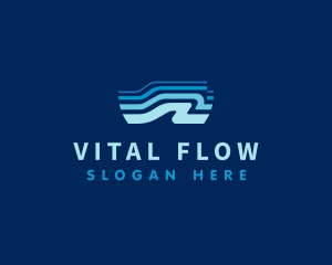 Wave Ocean Water logo design