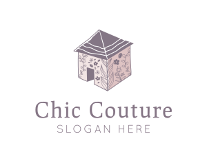 Cute Plant House logo design