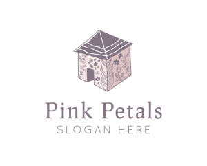 Cute Plant House logo design