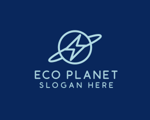 Lightning Electric Planet logo design