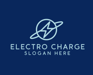 Lightning Electric Planet logo design