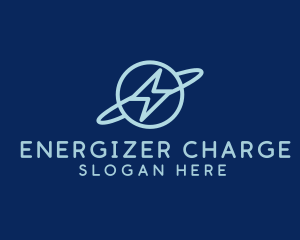 Lightning Electric Planet logo design