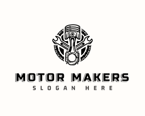 Automotive Motor Wrench Piston  logo