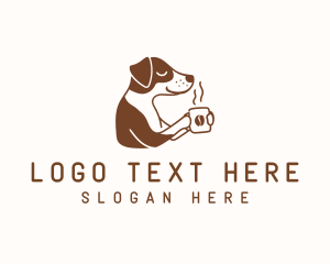 Coffee - Dog Coffee Cafe logo design