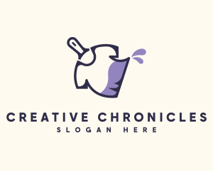 Creative Paint Shirt logo design