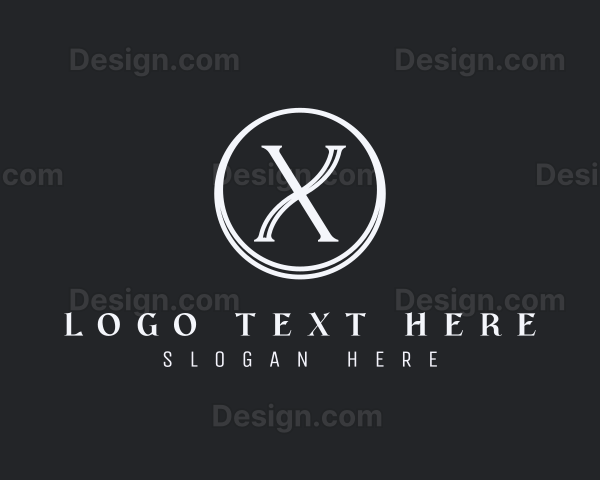 Professional Fashion Studio Letter X Logo