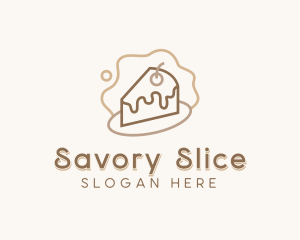 Chocolate Cake Pastry logo design