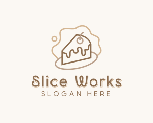 Chocolate Cake Pastry logo design