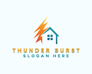 Electrical Thunder Bolt logo design